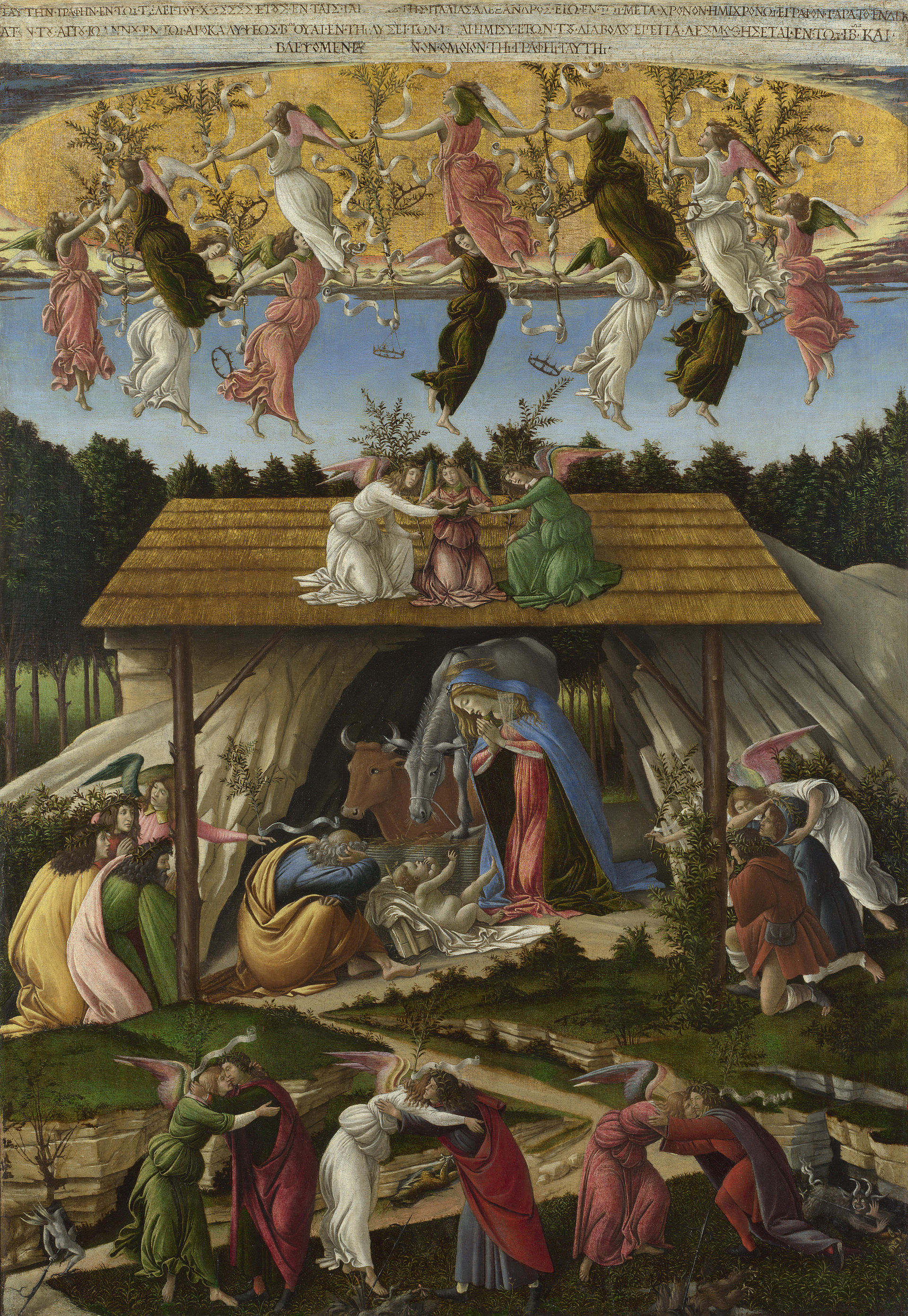 Mystic Nativity Sandro Botticelli